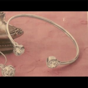 Silpada Sterling Silver Punctuation Cuff Bracelet